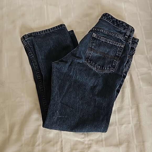 Van Heusen Men's Relaxed Fit Denim Jeans 30/30 Dark Blue Washed - Picture 12 of 16